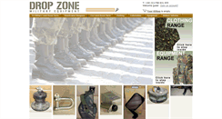 Desktop Screenshot of dropzonemilitary.com